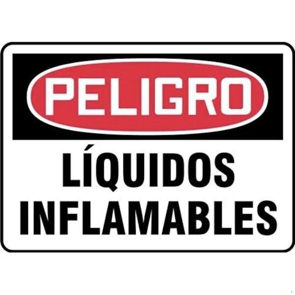 Accuform OSHA DANGER Safety Sign FLAMMABLE SHMCHL080XT SHMCHL080XT - main